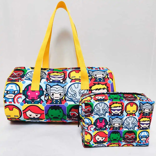 Personalised Duffle Bag with Box Pouch Combo Gift Set for Kids